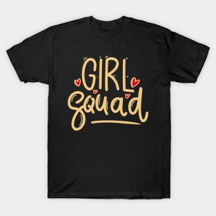 Girl Squad Cute Typography Gift T-Shirt